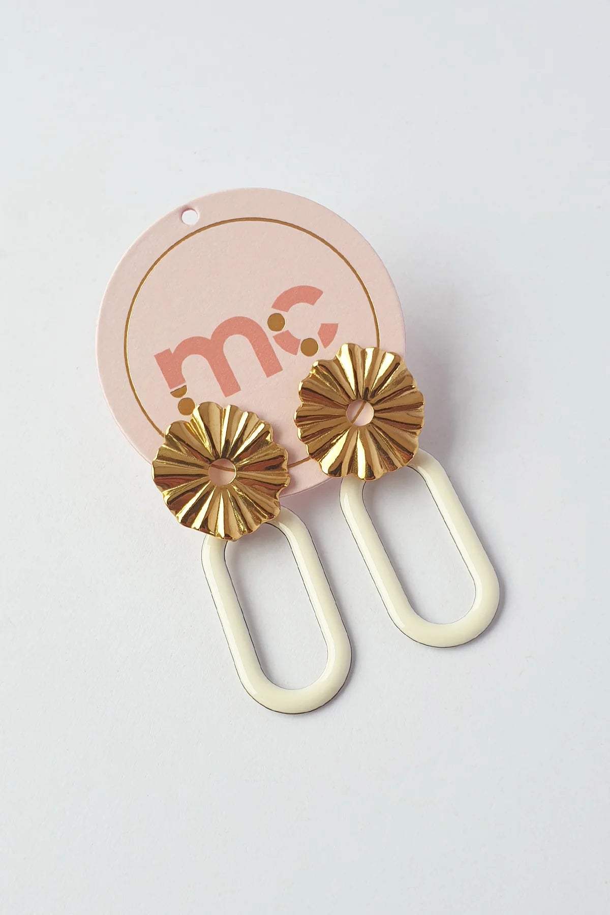 Bebe Earrings | White