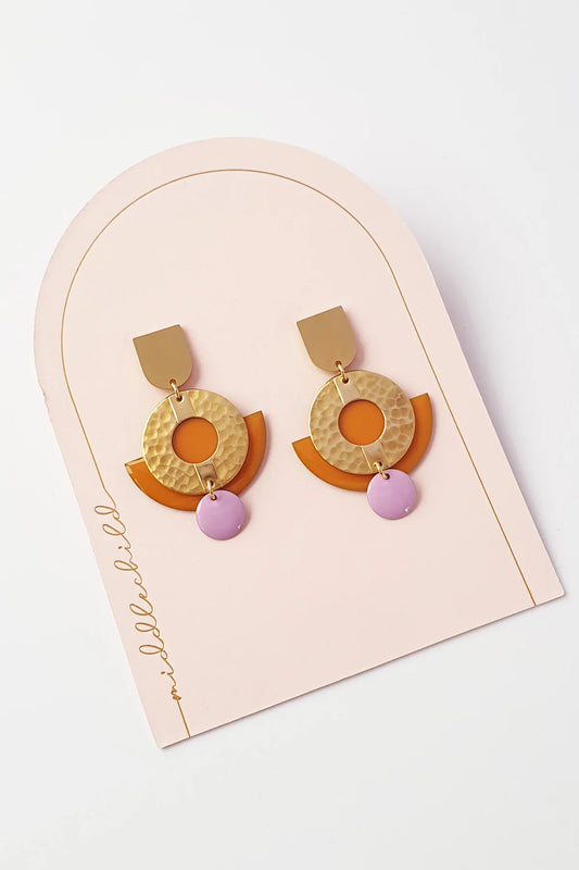 Buoy Earrings | Tan