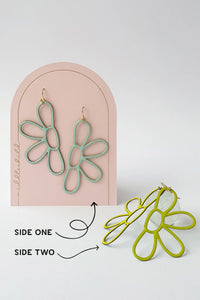 Dandy Line Earrings | Honeydew // Neon