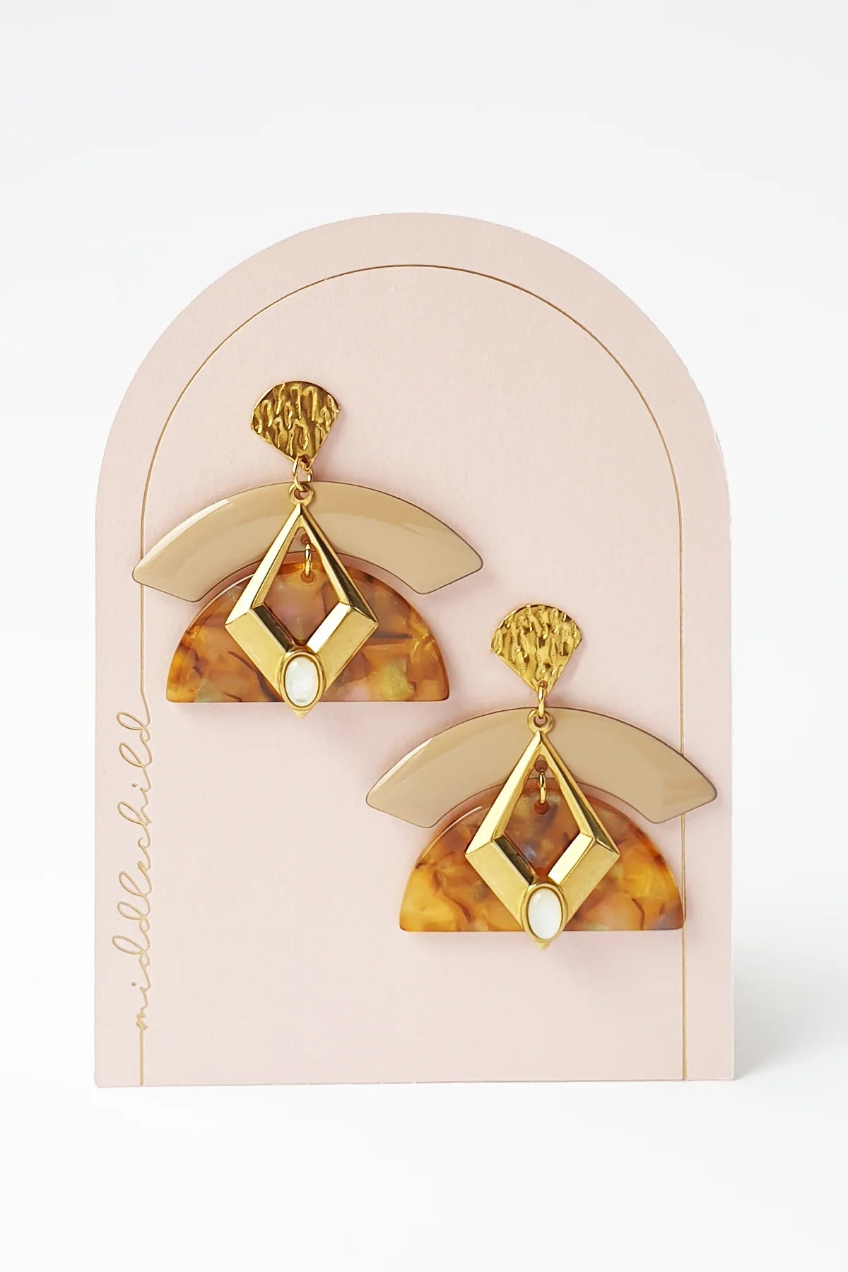 Hedonia Earrings | Macadamia