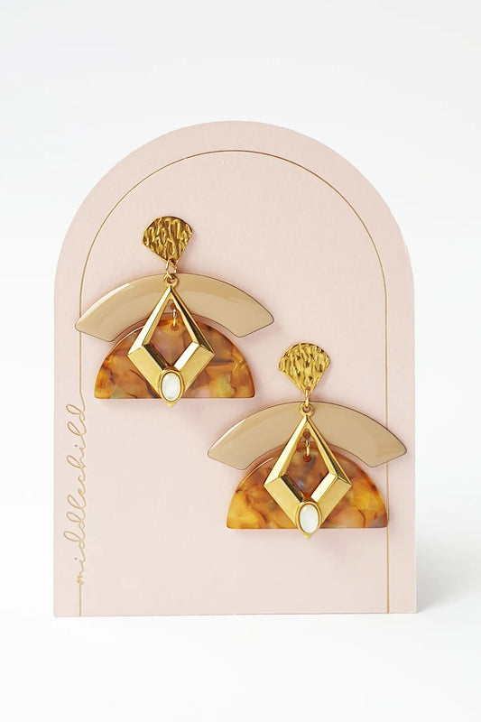Hedonia Earrings | Macadamia