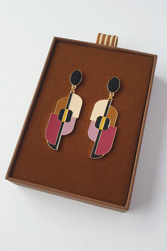 Labyrinth Earrings | Black