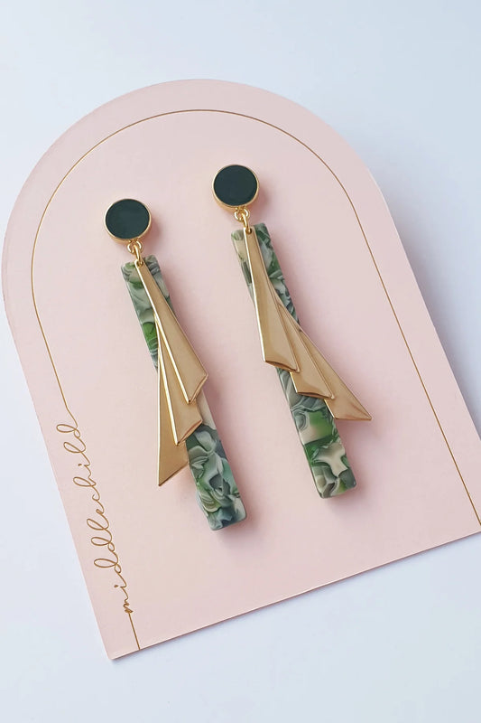 Lois Earrings | Green