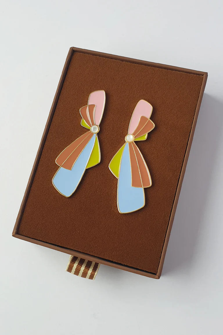 Ricochet Studs | Caramel
