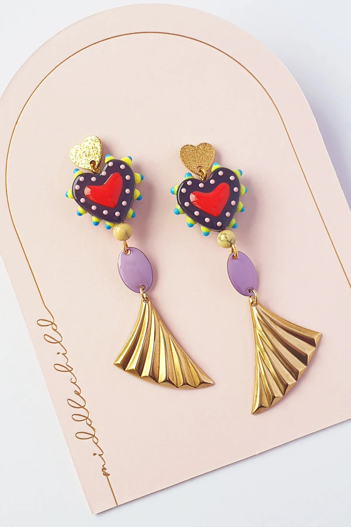 Smitten Earrings | Aubergine