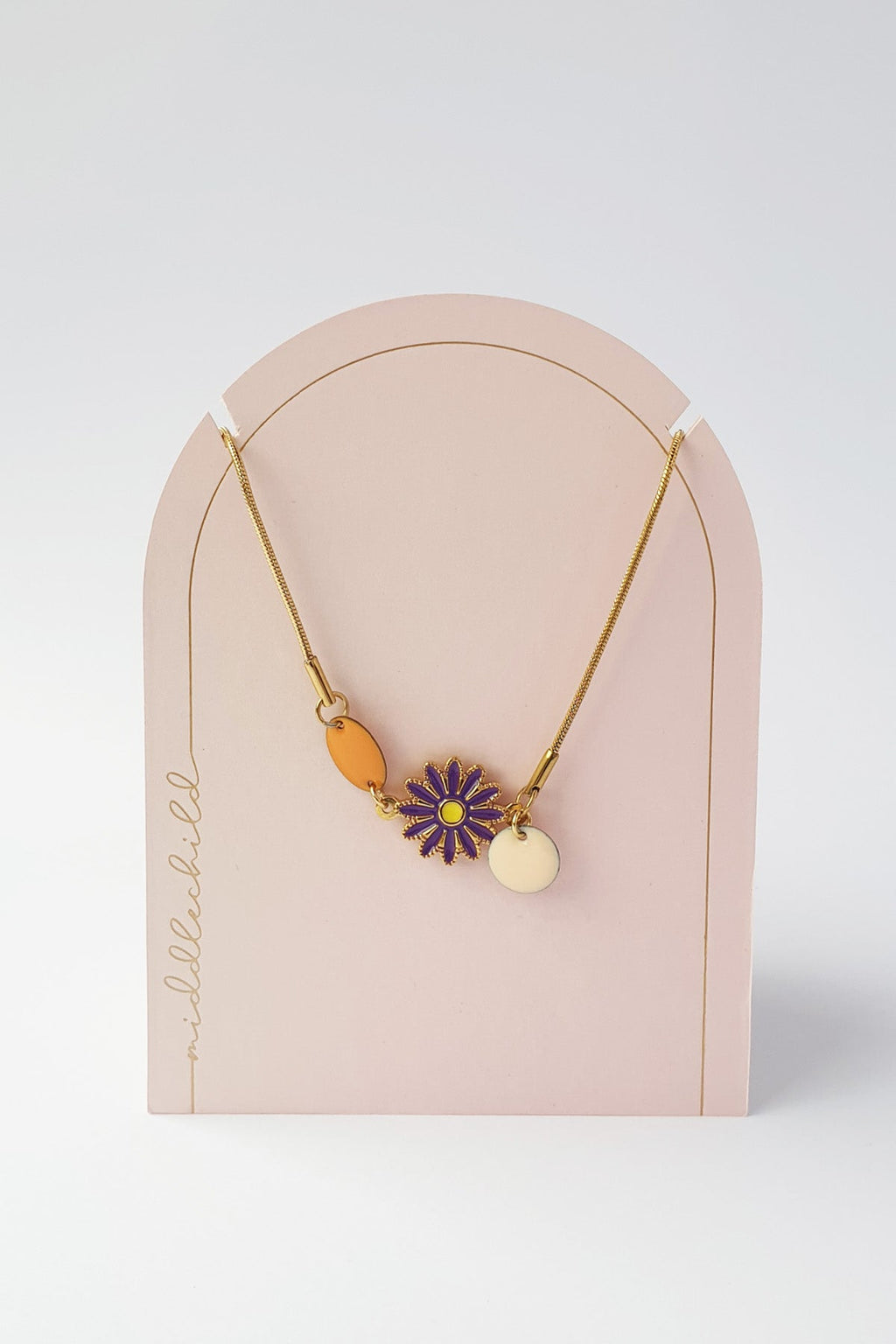 Trinket Necklace | Orange / Peach