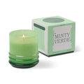 Stacked Glass Candle | Minty Verde