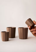 Facet Espresso & Latte Cup Set | Mocha