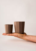 Facet Espresso & Latte Cup Set | Mocha