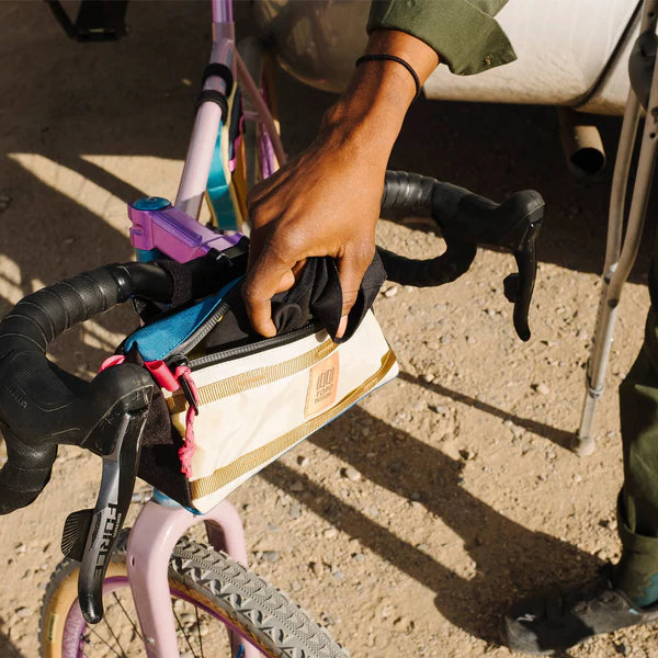 Bike Bag Mountain | Bone White - Blue