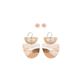 Kiasmin | 2 Sunset Double Bell Drop Earrings