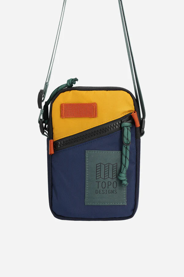 Mini Shoulder Bag | Navy - Mustard