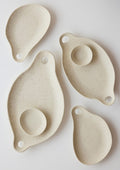 Soirée Offering Plate Set | Oatmeal