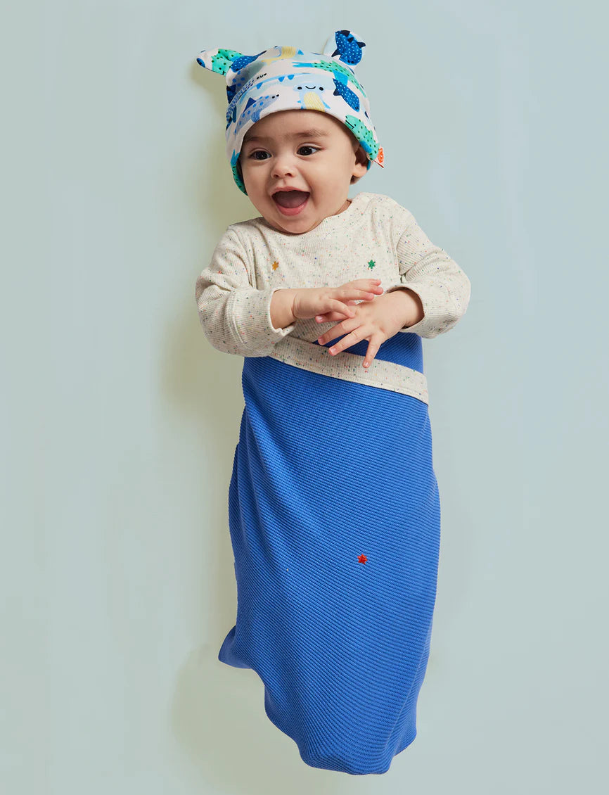 Ocean Blue | Organic Baby Wrap