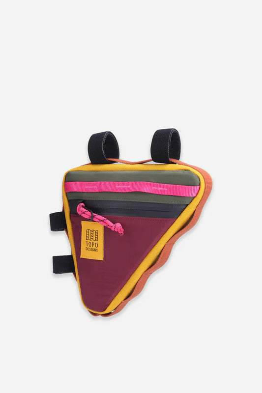 Frame Bike Bag | Olive - Burgandy