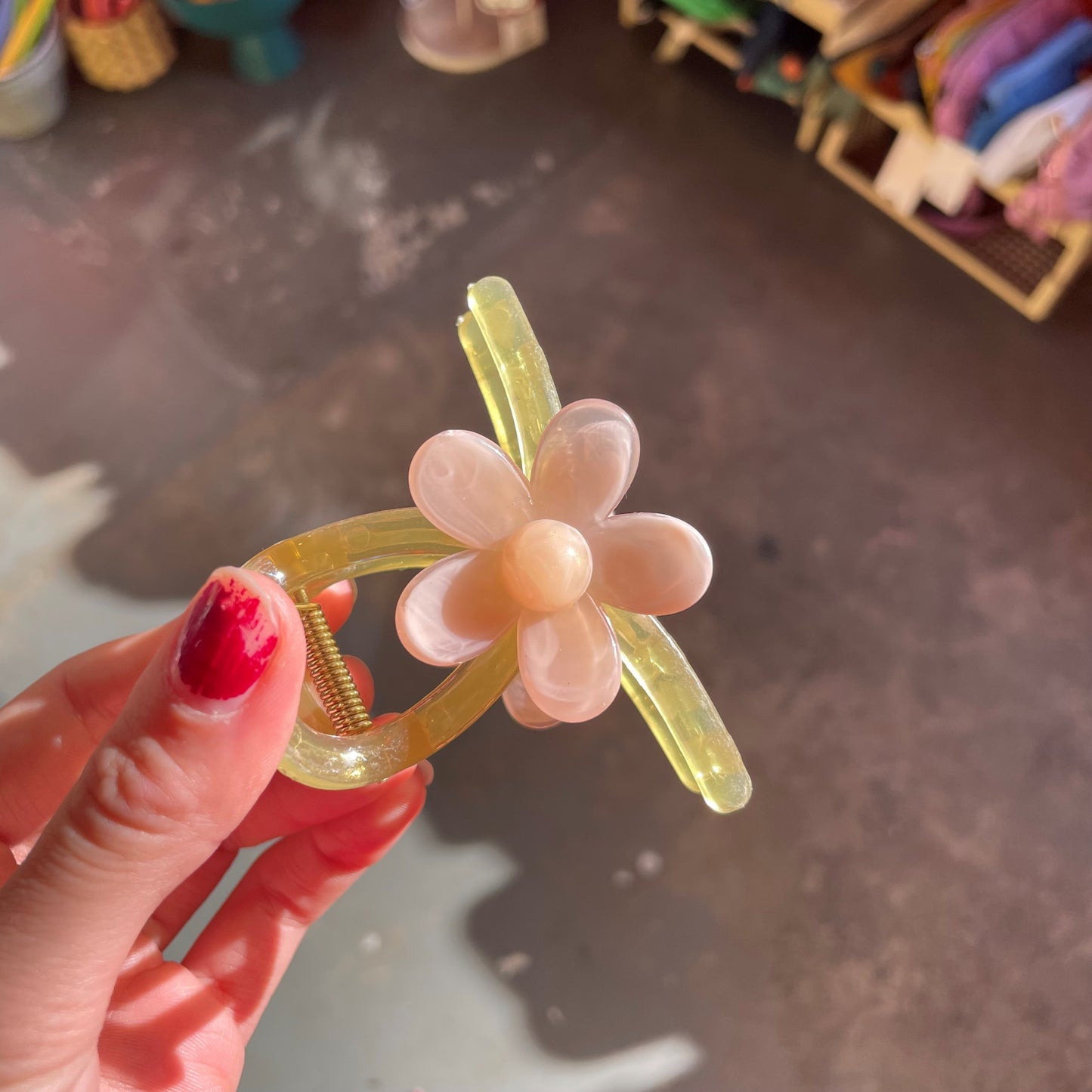 Flower Hair Claws