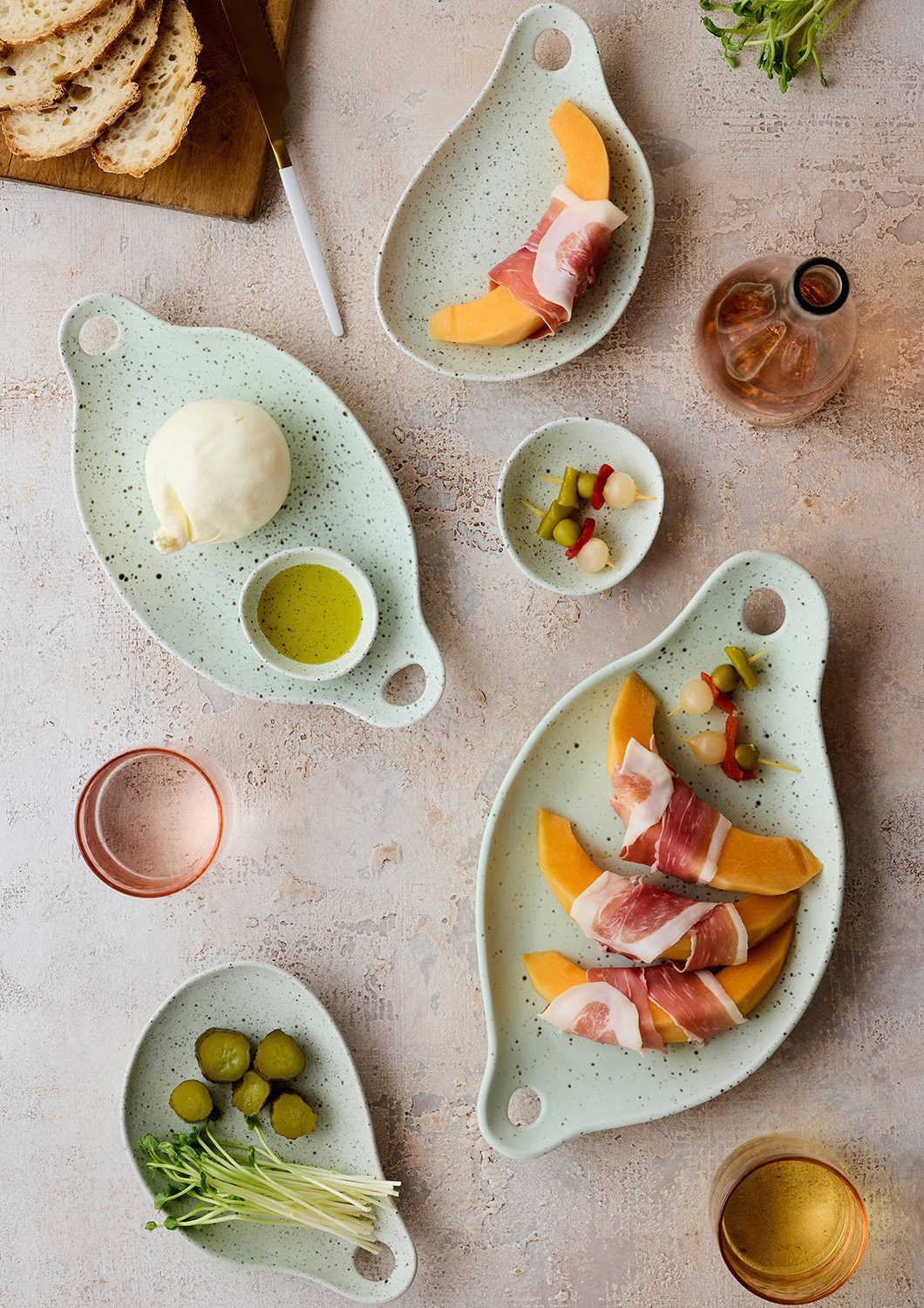 Soirée Grazing Plate Set | Pistachio