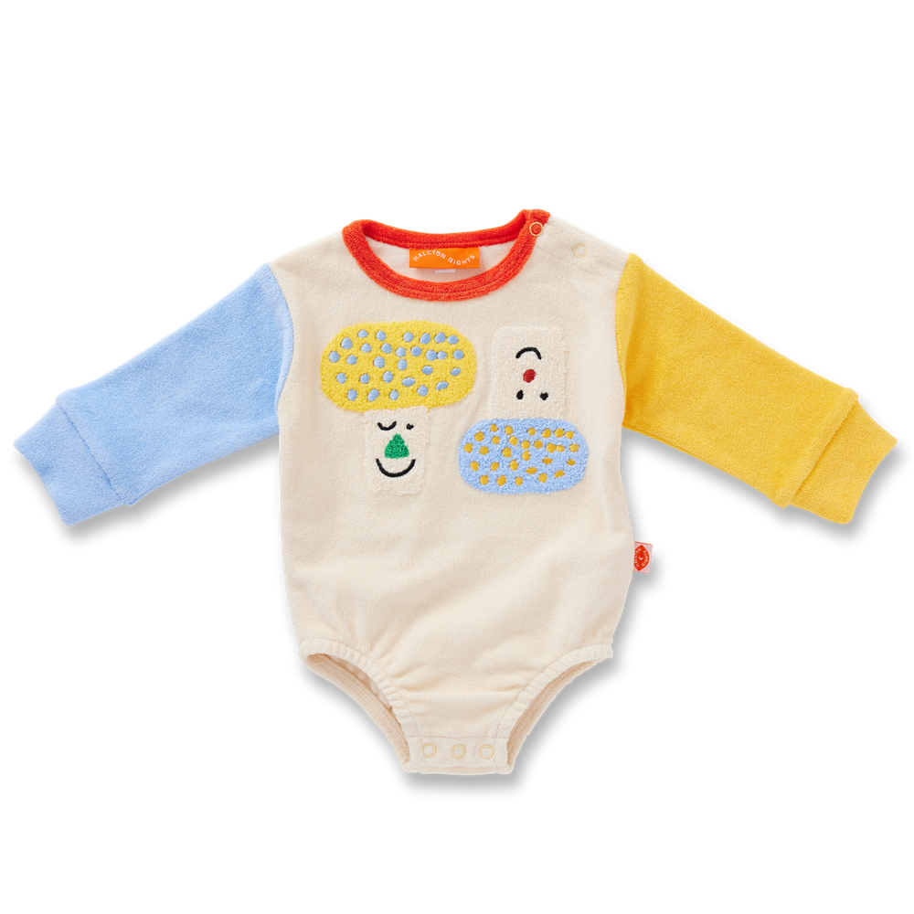 Pocket Patch | Terry Long Sleeve Bodysuit