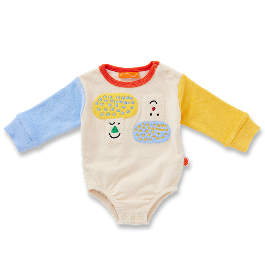 Pocket Patch | Terry Long Sleeve Bodysuit