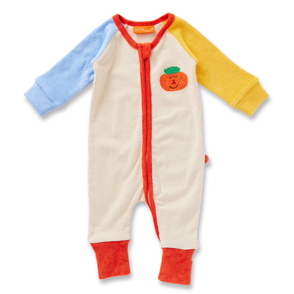 Pocket Patch | Terry Long Sleeve Romper