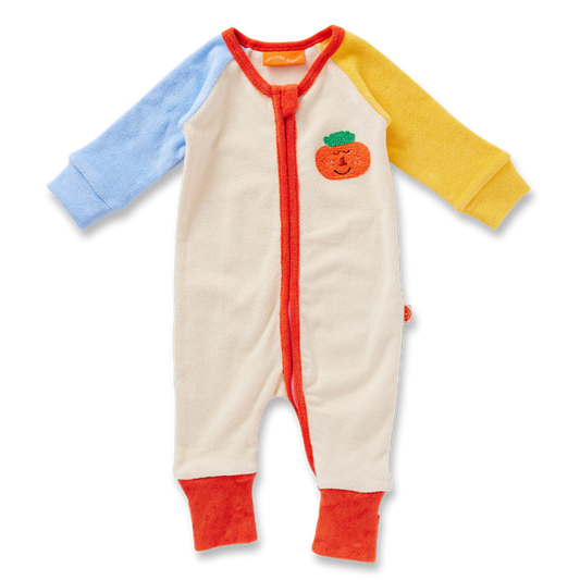 Pocket Patch | Terry Long Sleeve Romper