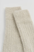 Alpaca Ribbed Bed Socks | Various Colours