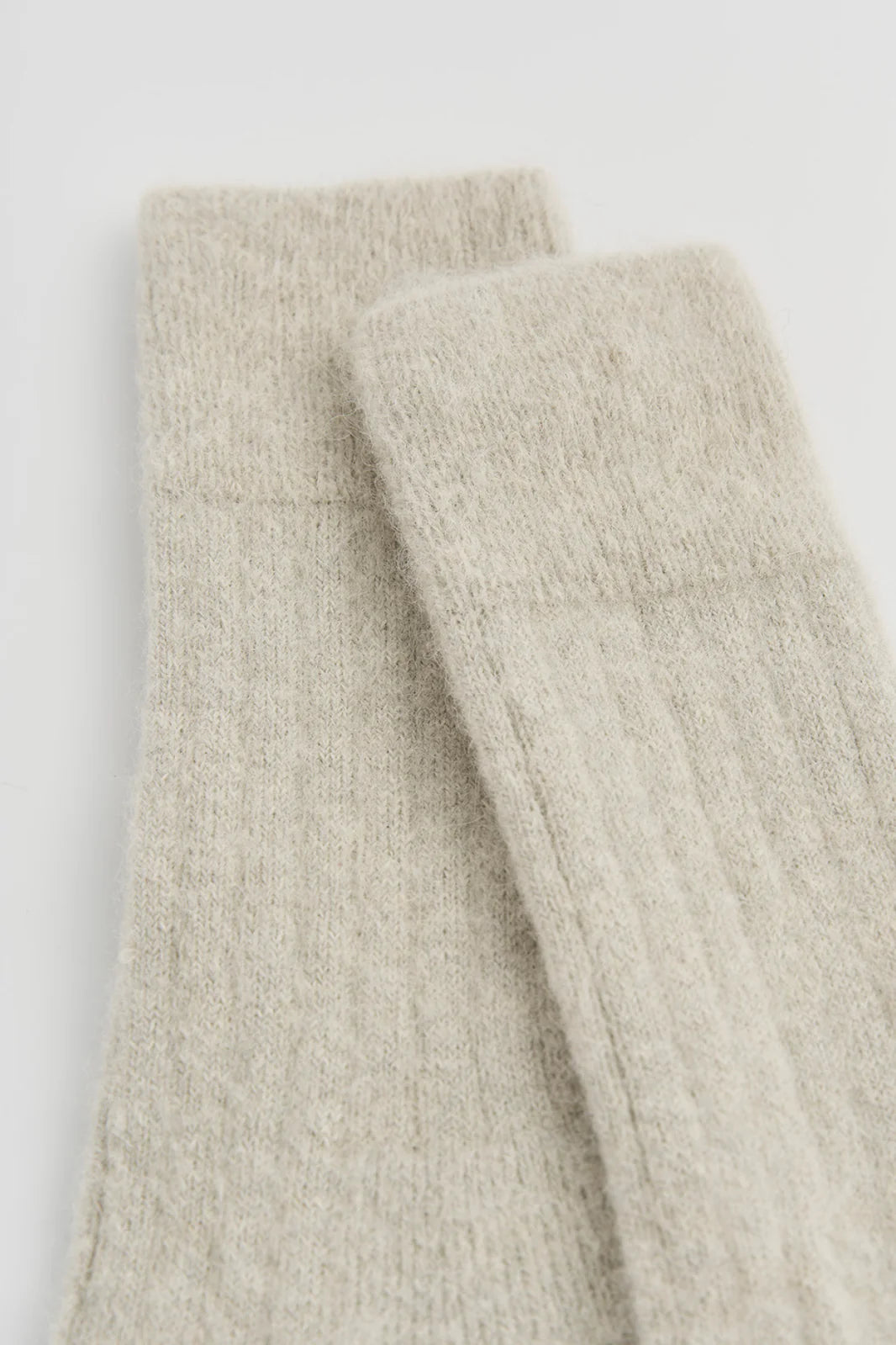 Alpaca Ribbed Bed Socks | Various Colours