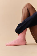 Alpaca Ribbed Bed Socks | Various Colours