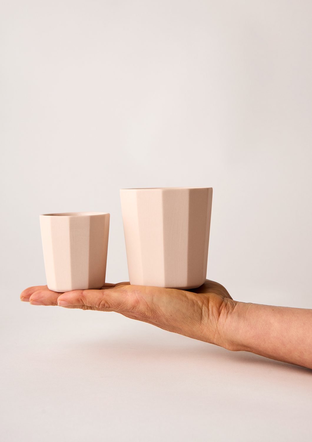 Facet Espresso & Latte Cup Sets | Rose