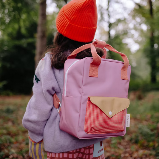 Small Envelope Backpack | Rosebay Pink