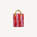 Medium Backpack Stripes | Red Apple + Rosebay Pink