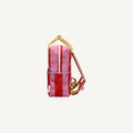 Medium Backpack Stripes | Red Apple + Rosebay Pink