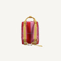 Medium Backpack Stripes | Red Apple + Rosebay Pink