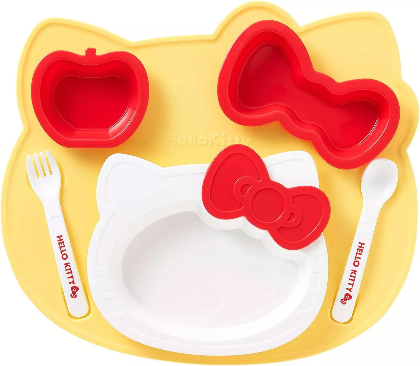Hello Kitty Kid's Plate Set & Cutlery