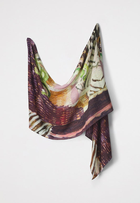 Wool Long Scarf | Night Sky