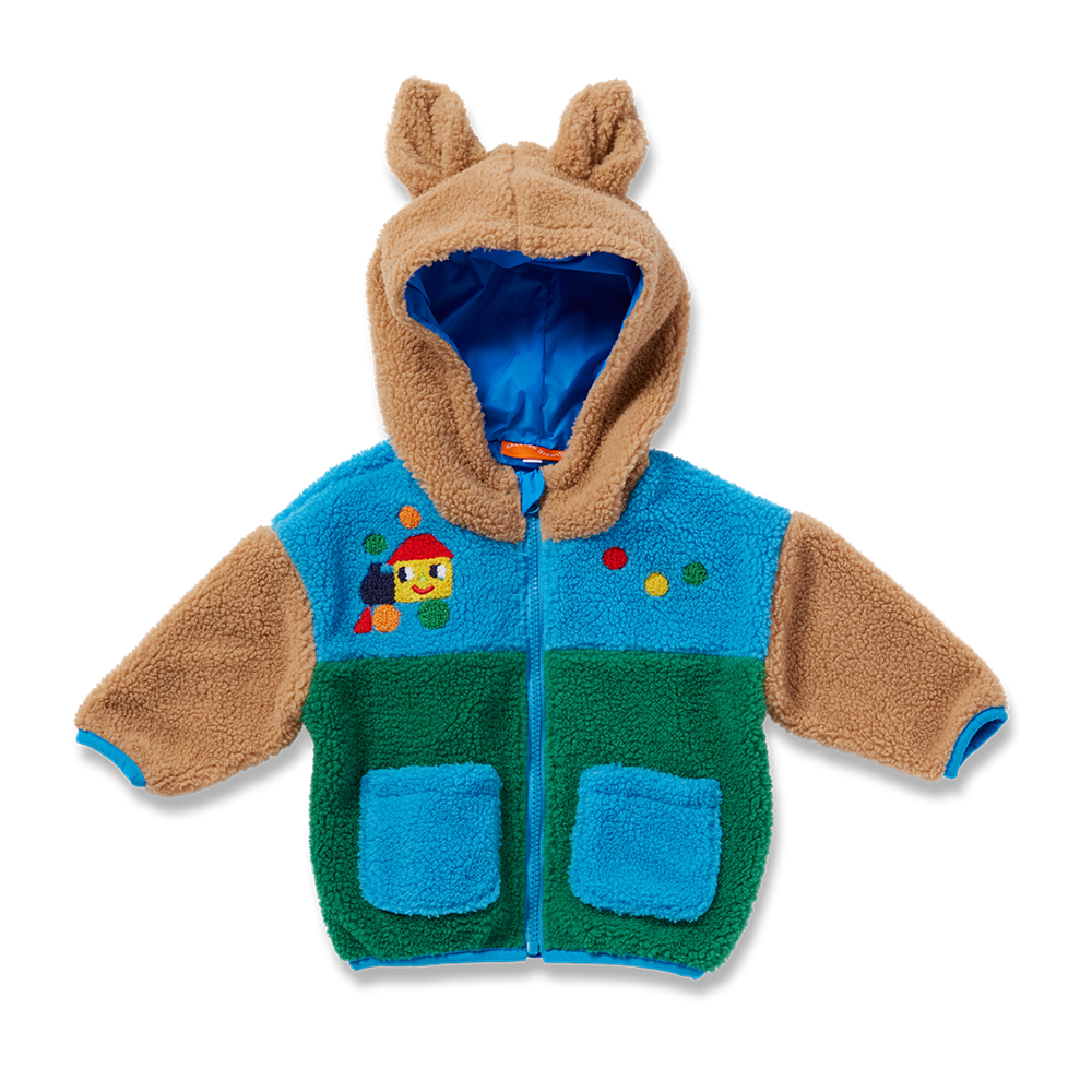 Rainbow Express Sherpa Jacket