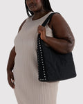Nylon Shoulder Bag | Studs