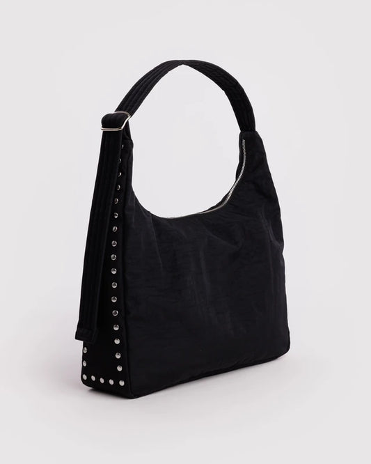 Nylon Shoulder Bag | Studs