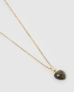 Hart Necklace | Smoke Quartz