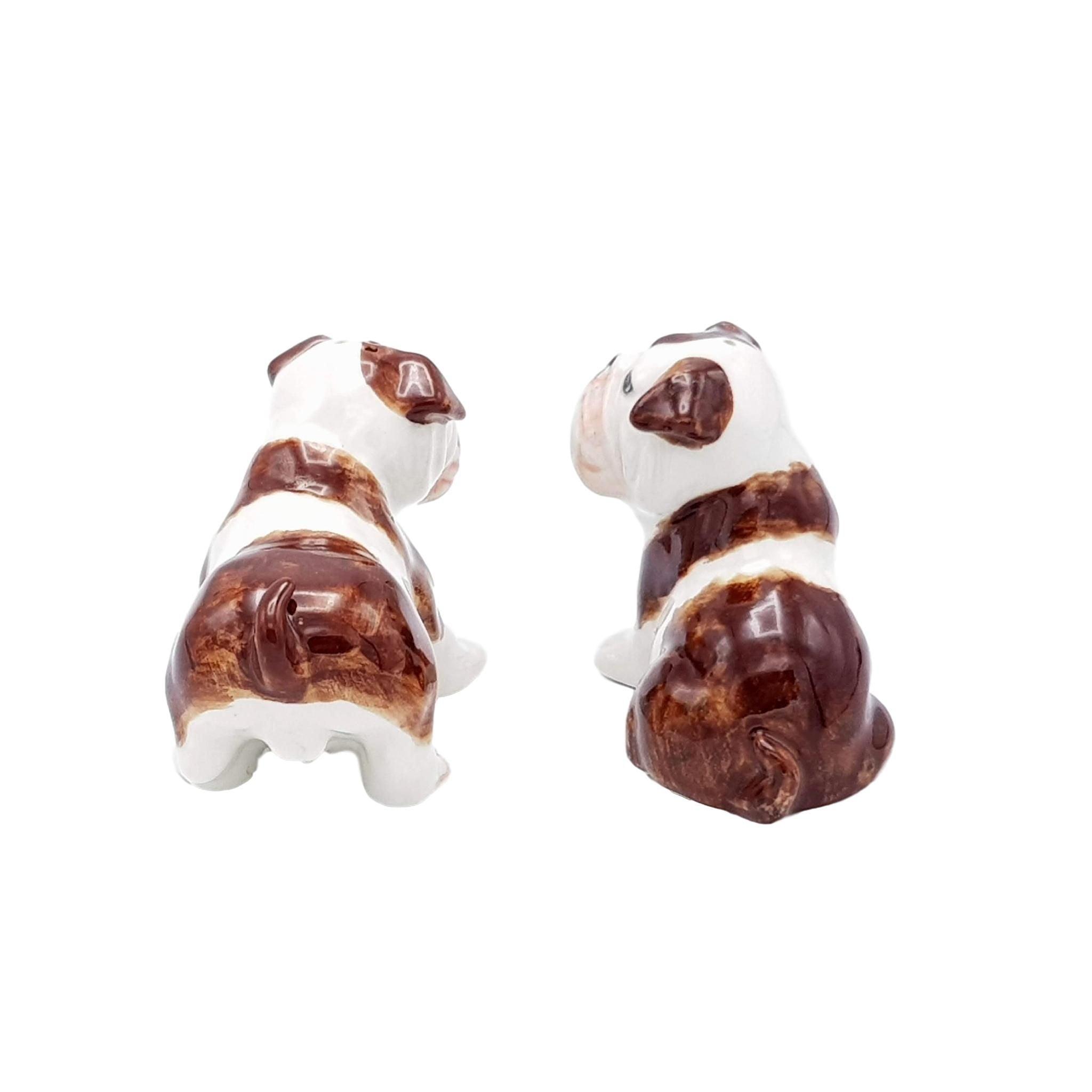 Porcelain Salt & Pepper Bulldog