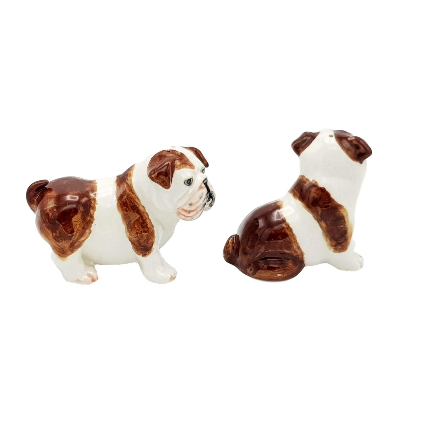 Porcelain Salt & Pepper Bulldog