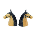 Porcelain Salt & Pepper Horse | Dark Brown & Light Brown