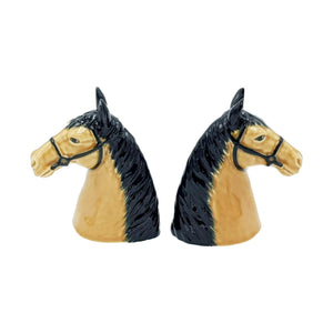 Porcelain Salt & Pepper Horse