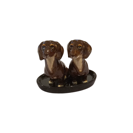 Salt & Pepper Dachshund | Brown