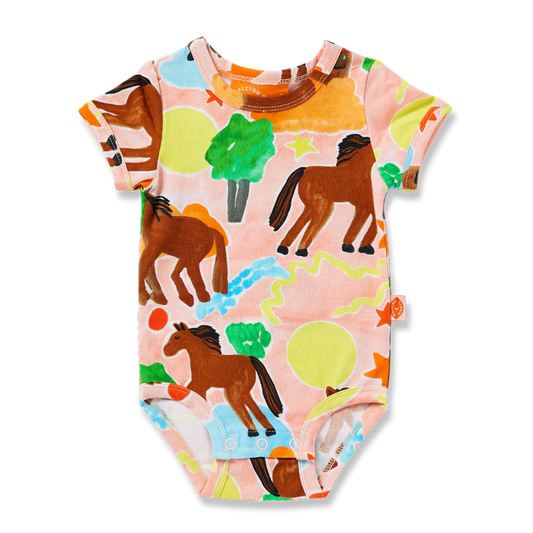 Giddy Up | Short Sleeve Bodysuit