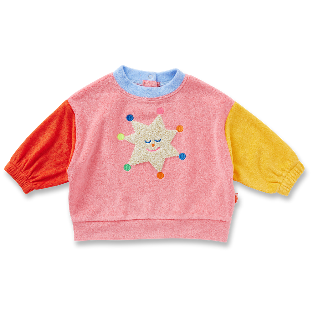 Stars Pink | Terry Sweater