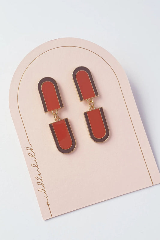 Tandem Earrings | Tan