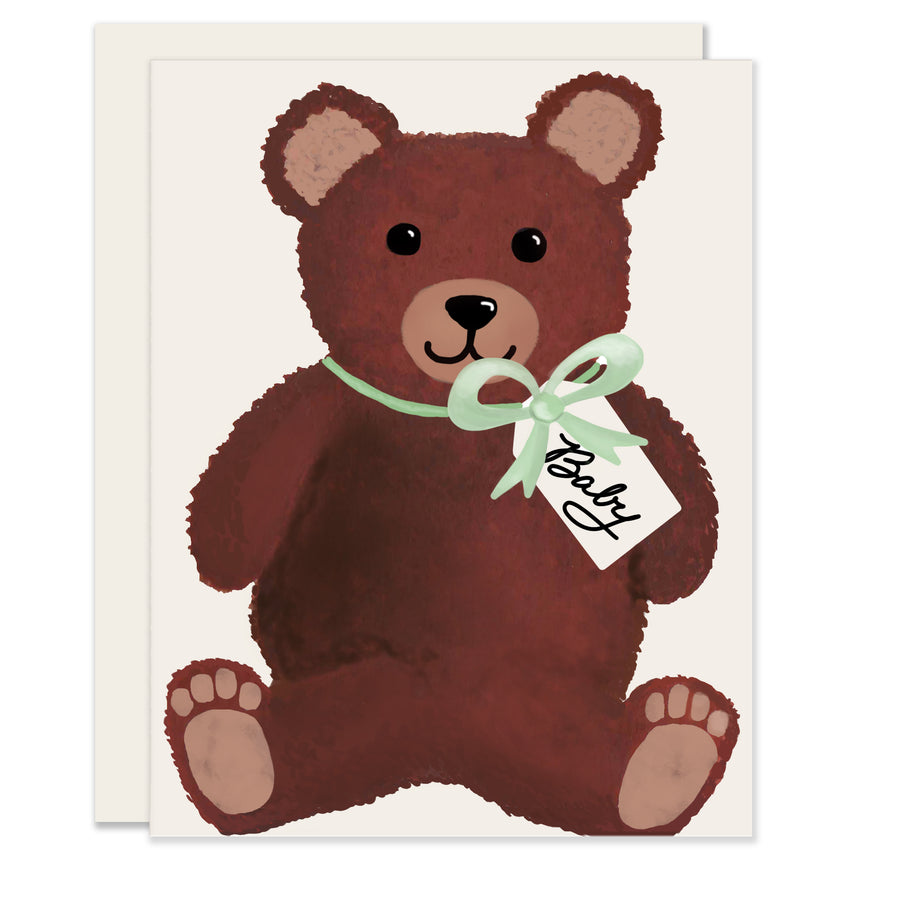 Teddy Bear Baby card