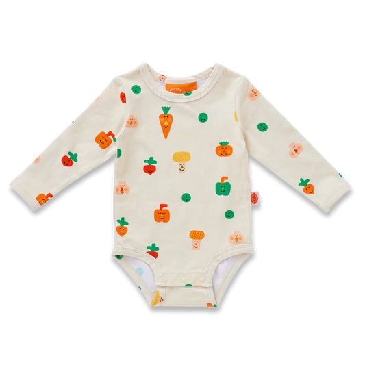Teeny Tiny Veg | Long Sleeve Bodysuit