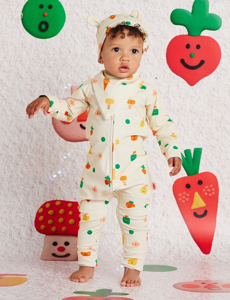 Teeny Tiny Veg | Long Sleeve Romper